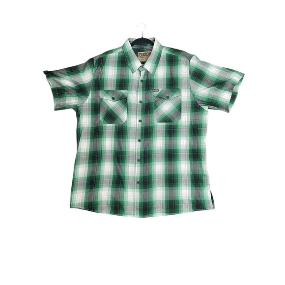 Dixxon Flannel Company Form & Function Work Shirt Mens Green SS Button Up - 2X - Picture 2 of 14